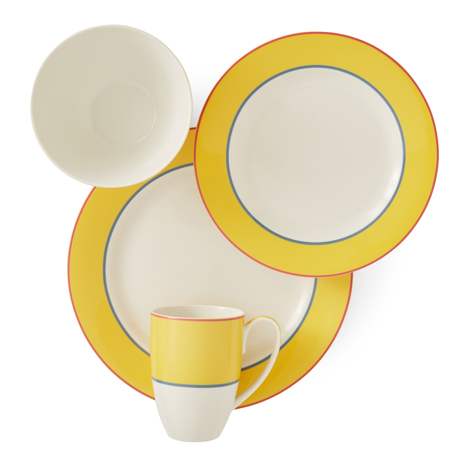 Calypso Yellow 4 Piece Place Setting image number null